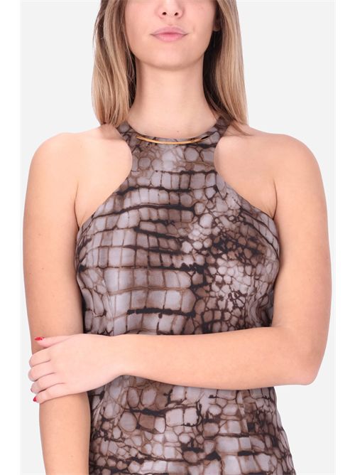 Abito midi stampa ELISABETTA FRANCHI | AB89161E2/644